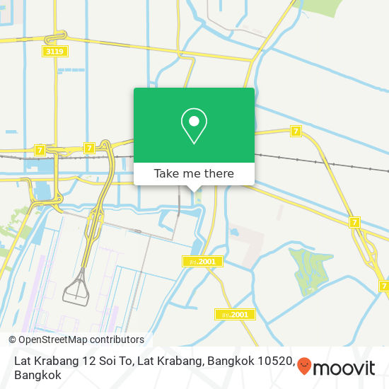 Lat Krabang 12 Soi To, Lat Krabang, Bangkok 10520 map