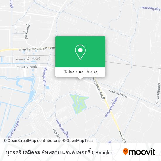 บุตรศรี เคมีคอล ซัพพลาย แอนด์ เทรดดิ้ง map