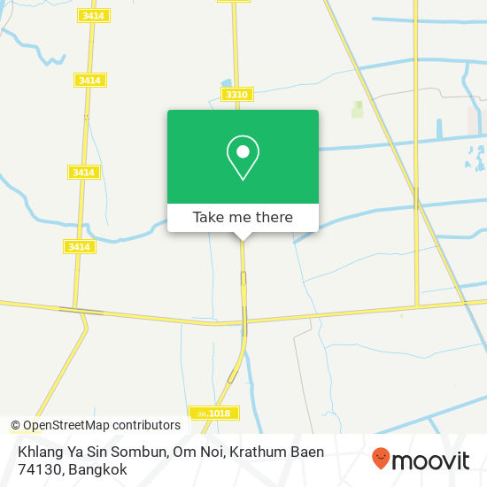 Khlang Ya Sin Sombun, Om Noi, Krathum Baen 74130 map