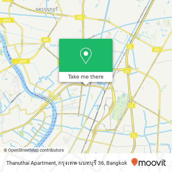 Thanuthai Apartment, กรุงเทพ-นนทบุรี 36 map