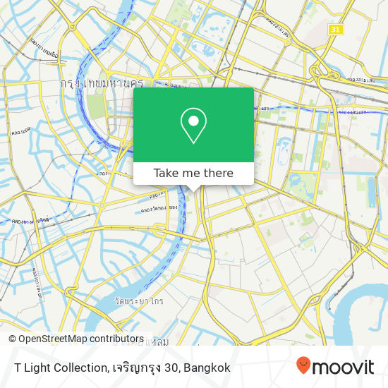 T Light Collection, เจริญกรุง 30 map