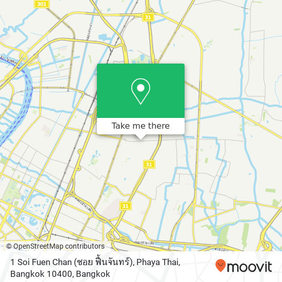 1 Soi Fuen Chan (ซอย ฟื้นจันทร์), Phaya Thai, Bangkok 10400 map