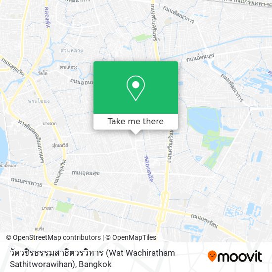 วัดวชิรธรรมสาธิตวรวิหาร (Wat Wachiratham Sathitworawihan) map