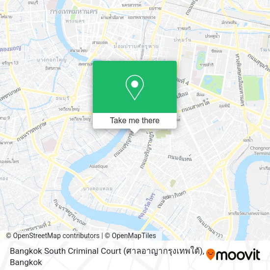 Bangkok South Criminal Court (ศาลอาญากรุงเทพใต้) map