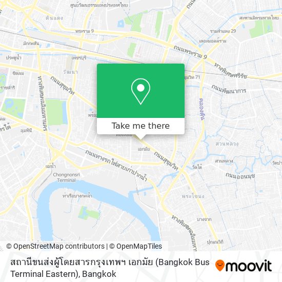 สถานีขนส่งผู้โดยสารกรุงเทพฯ เอกมัย (Bangkok Bus Terminal Eastern) map