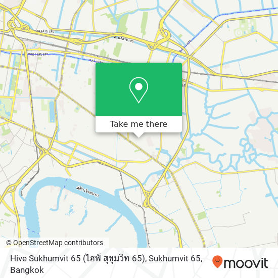 Hive Sukhumvit 65 (ไฮฟ์ สุขุมวิท 65), Sukhumvit 65 map