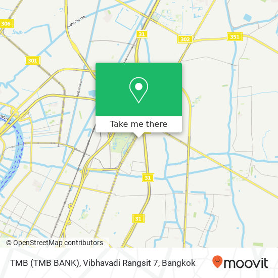 TMB (TMB BANK), Vibhavadi Rangsit 7 map