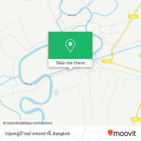 กลุ่มหมู่บ้านอ่างทองธานี map