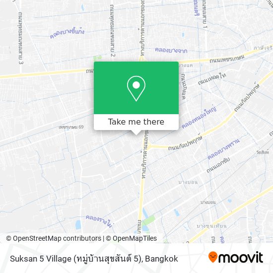 Suksan 5 Village (หมู่บ้านสุขสันต์ 5) map
