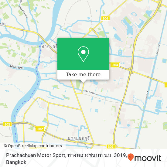 Prachachuen Motor Sport, ทางหลวงชนบท นบ. 3019 map