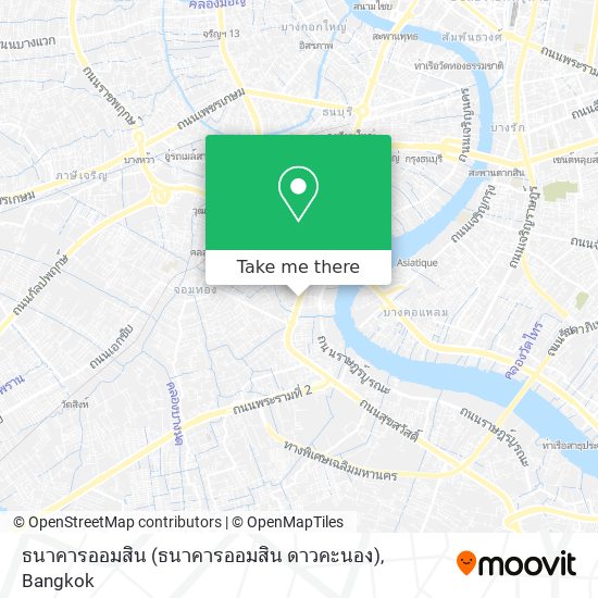 ธนาคารออมสิน (ธนาคารออมสิน ดาวคะนอง) map