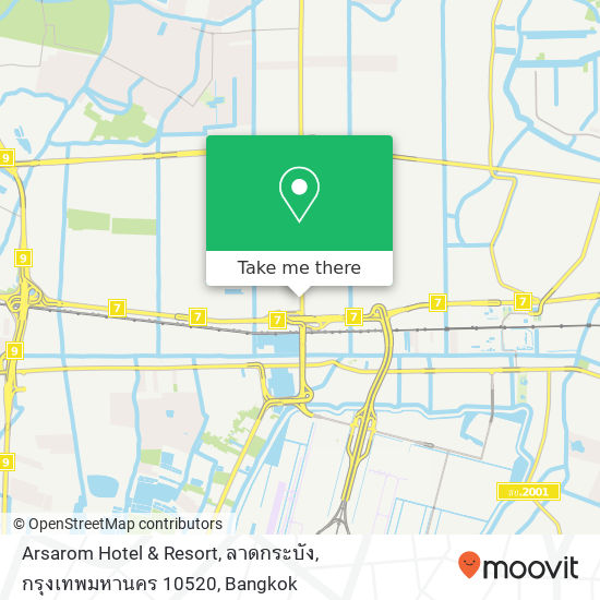 Arsarom Hotel & Resort, ลาดกระบัง, กรุงเทพมหานคร 10520 map