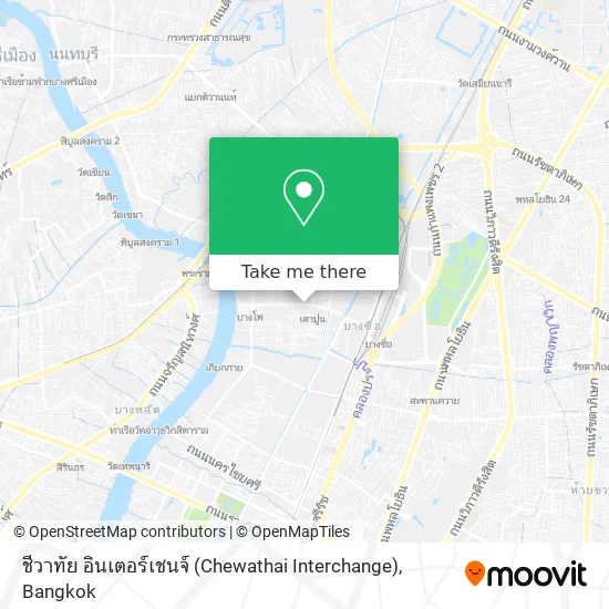 ชีวาทัย อินเตอร์เชนจ์ (Chewathai Interchange) map