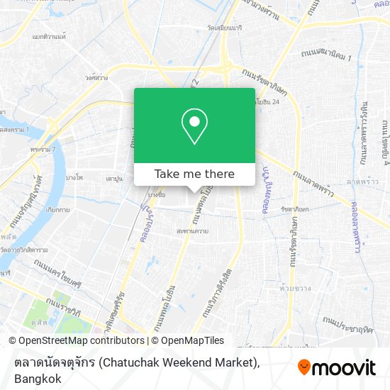 ตลาดนัดจตุจักร (Chatuchak Weekend Market) map