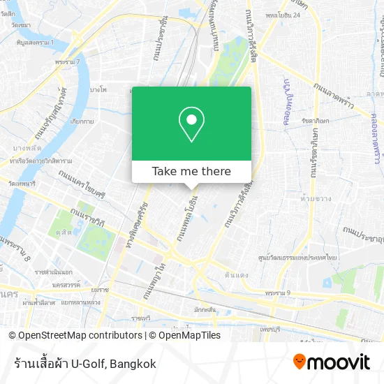 ร้านเสื้อผ้า U-Golf map