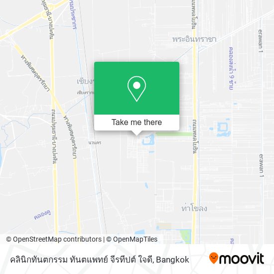 คลินิกทันตกรรม ทันตแพทย์ จีรทีปต์ ใจดี map