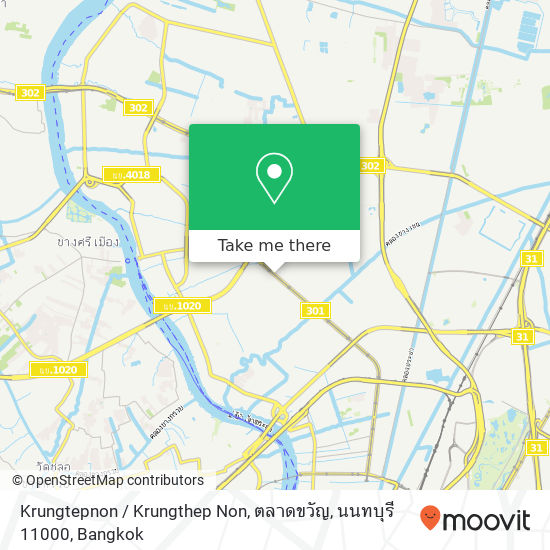 Krungtepnon / Krungthep Non, ตลาดขวัญ, นนทบุรี 11000 map