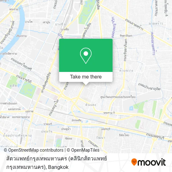 สัตวแพทย์กรุงเทพมหานคร (คลินิกสัตวแพทย์ กรุงเทพมหานคร) map
