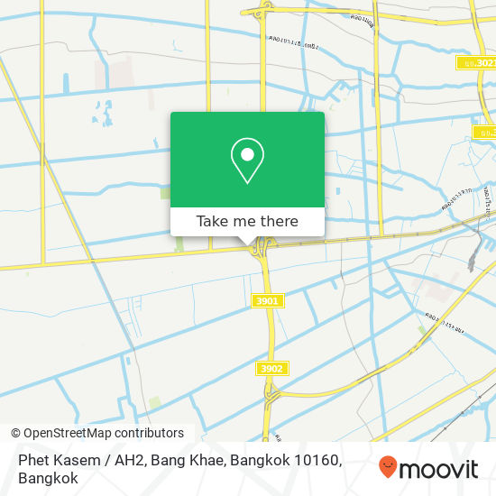 Phet Kasem / AH2, Bang Khae, Bangkok 10160 map