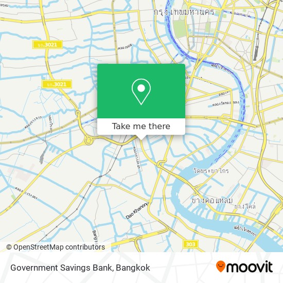 Government Savings Bank map