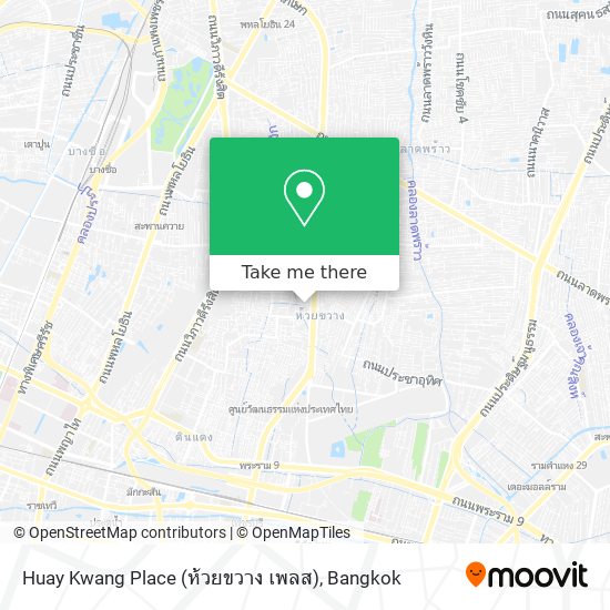 Huay Kwang Place (ห้วยขวาง เพลส) map