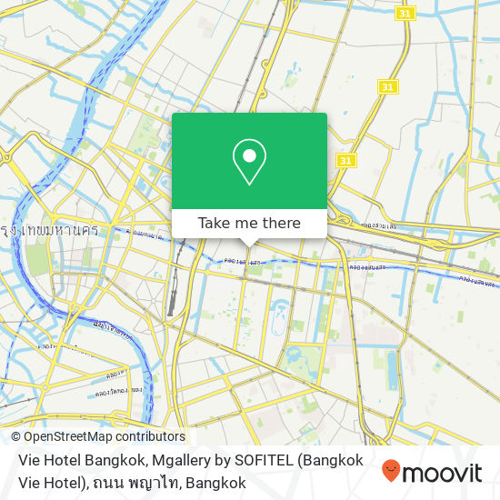 Vie Hotel Bangkok, Mgallery by SOFITEL (Bangkok Vie Hotel), ถนน พญาไท map