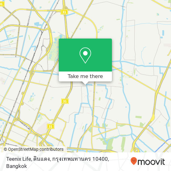 Teenix Life, ดินแดง, กรุงเทพมหานคร 10400 map