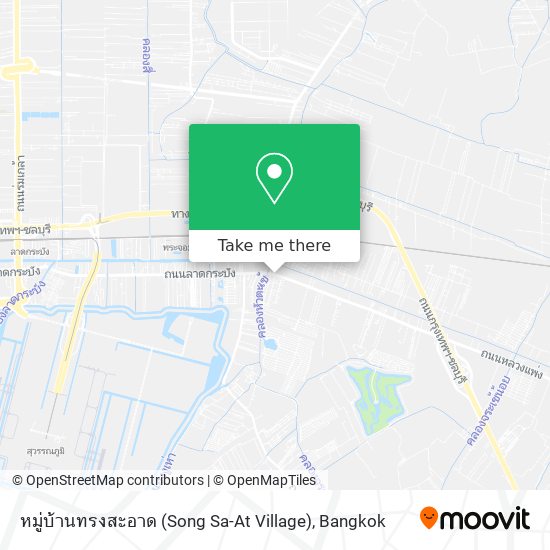 หมู่บ้านทรงสะอาด (Song Sa-At Village) map