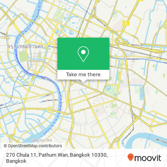 270 Chula 11, Pathum Wan, Bangkok 10330 map