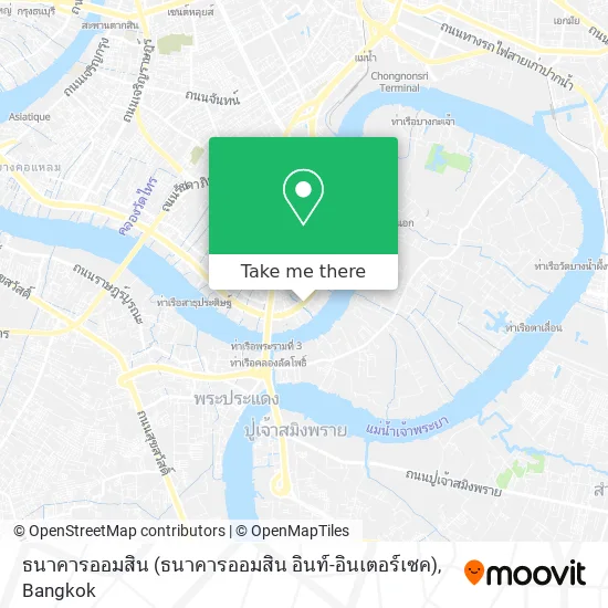 ธนาคารออมสิน (ธนาคารออมสิน อินท์-อินเตอร์เซค) map