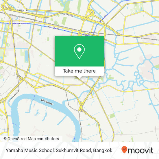 Yamaha Music School, Sukhumvit Road map