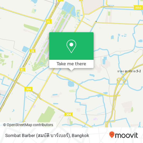 Sombat Barber (สมบัติ บาร์เบอร์) map