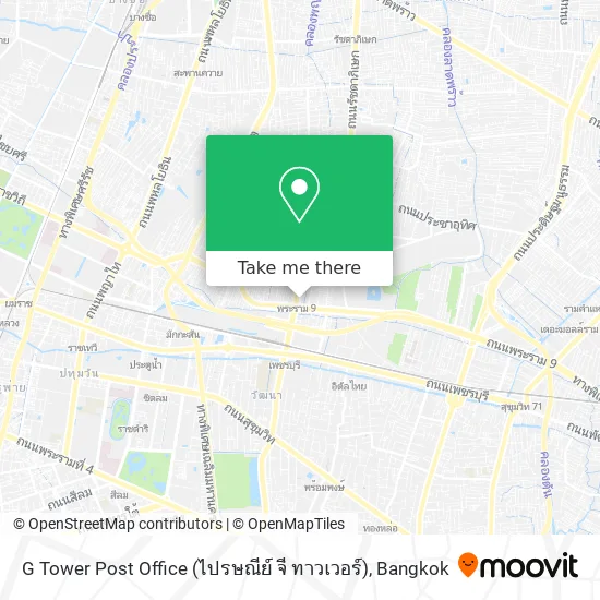 G Tower Post Office (ไปรษณีย์ จี ทาวเวอร์) map