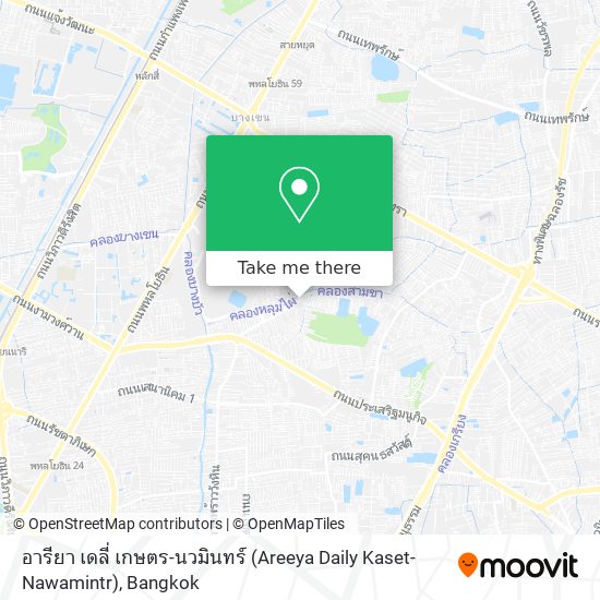 อารียา เดลี่ เกษตร-นวมินทร์ (Areeya Daily Kaset-Nawamintr) map