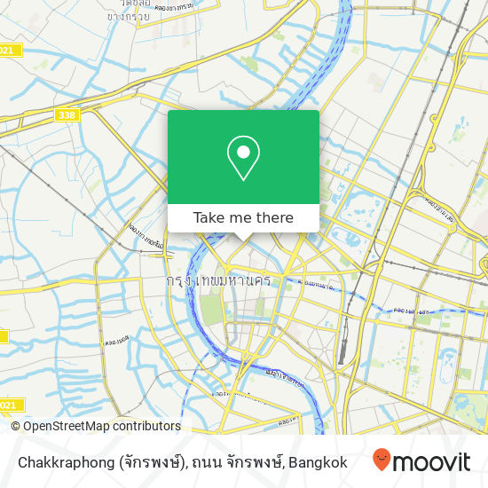Chakkraphong (จักรพงษ์), ถนน จักรพงษ์ map