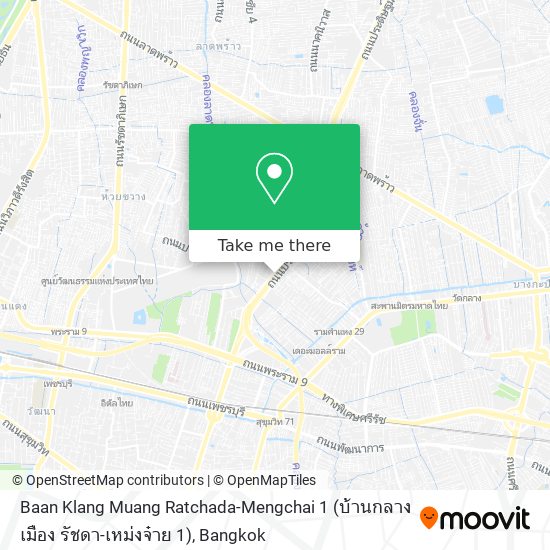Baan Klang Muang Ratchada-Mengchai 1 (บ้านกลางเมือง รัชดา-เหม่งจ๋าย 1) map