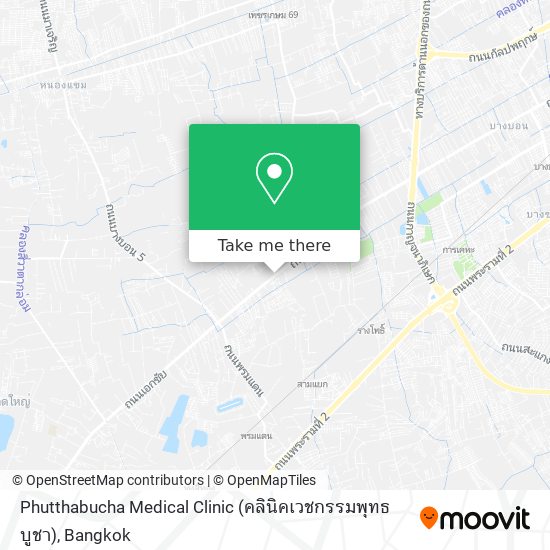 Phutthabucha Medical Clinic (คลินิคเวชกรรมพุทธบูชา) map