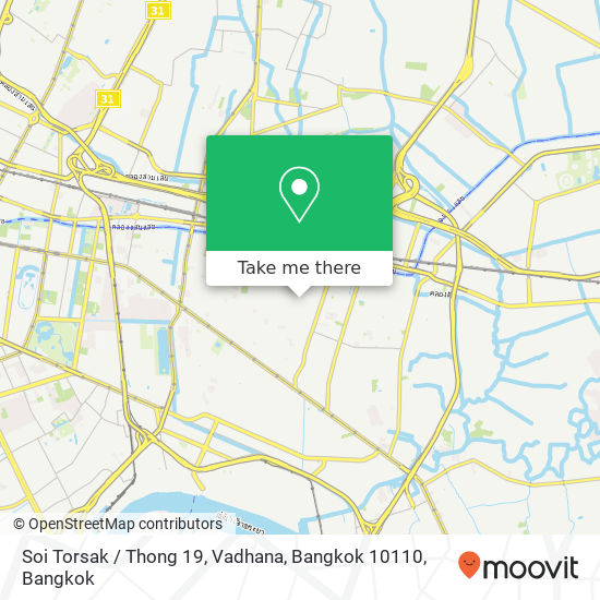 Soi Torsak / Thong 19, Vadhana, Bangkok 10110 map