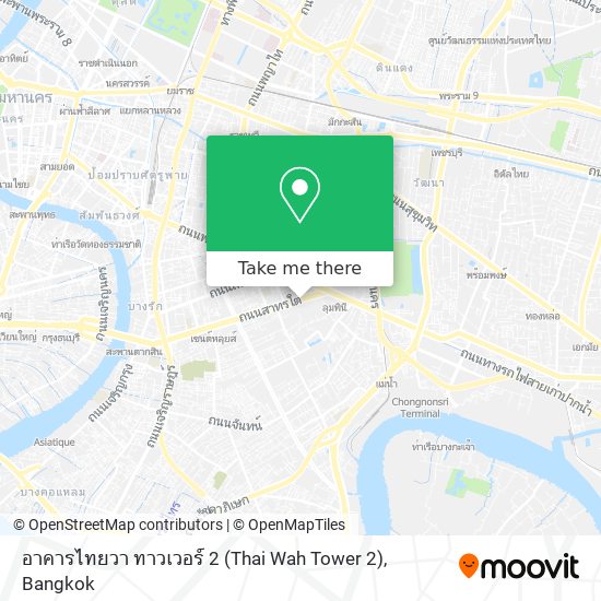 อาคารไทยวา ทาวเวอร์ 2 (Thai Wah Tower 2) map