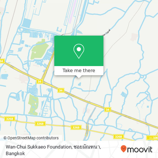 Wan-Chui Sukkaeo Foundation, ซอยมัณฑนา map