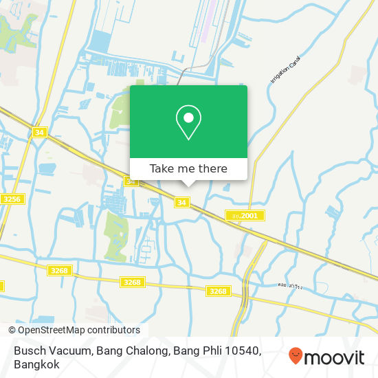 Busch Vacuum, Bang Chalong, Bang Phli 10540 map