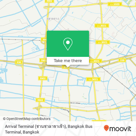 Arrival Terminal (ชานชาลาขาเข้า), Bangkok Bus Terminal map