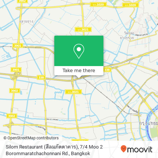 Silom Restaurant (สีลมภัตตาคาร), 7 / 4 Moo 2 Borommaratchachonnani Rd. map