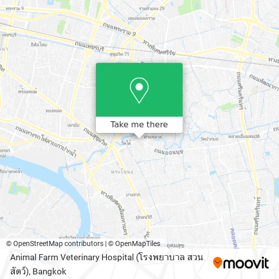 Animal Farm Veterinary Hospital (โรงพยาบาล สวนสัตว์) map
