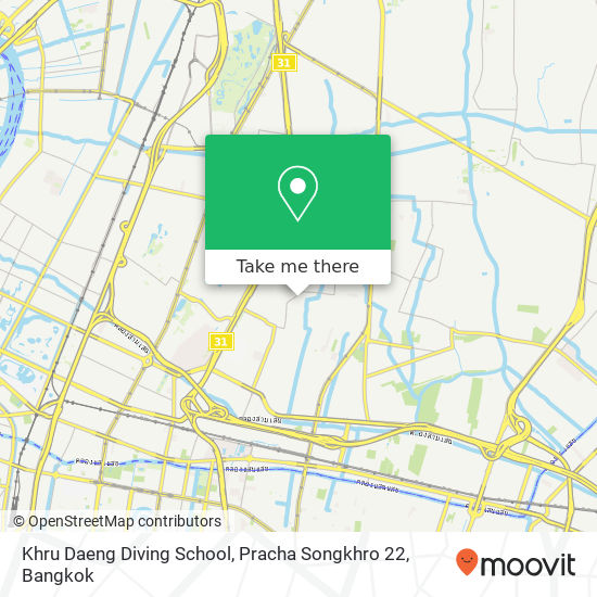 Khru Daeng Diving School, Pracha Songkhro 22 map