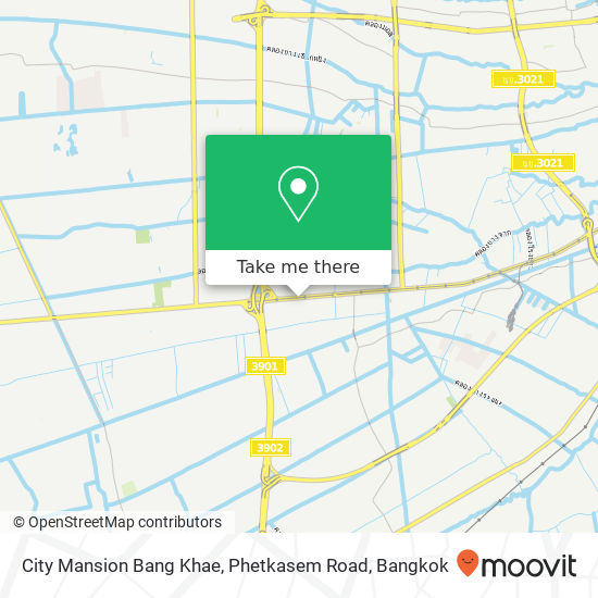 City Mansion Bang Khae, Phetkasem Road map