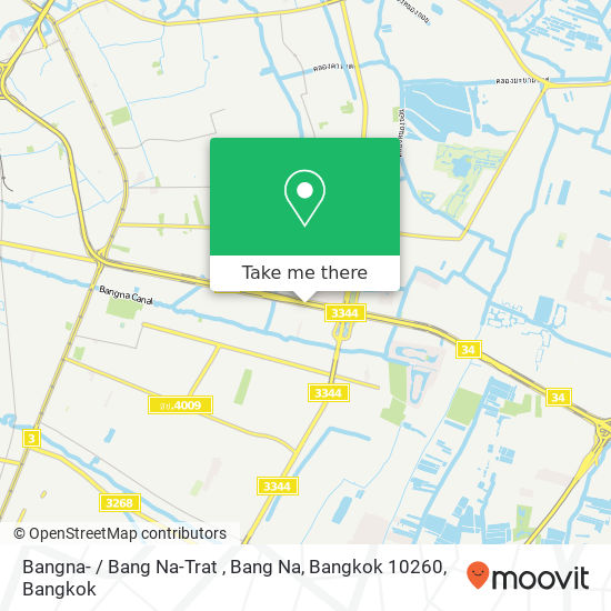 Bangna- / Bang Na-Trat , Bang Na, Bangkok 10260 map