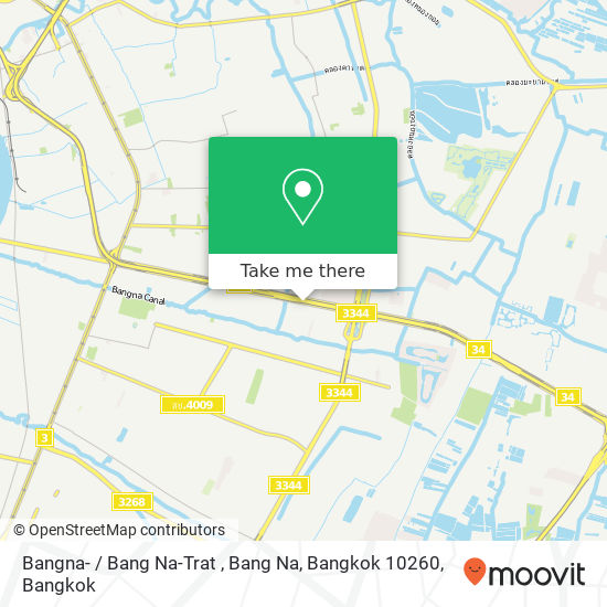 Bangna- / Bang Na-Trat , Bang Na, Bangkok 10260 map