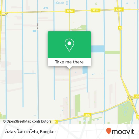 ภัสสร โมบายโฟน, ถนนเลียบคลองสาม map