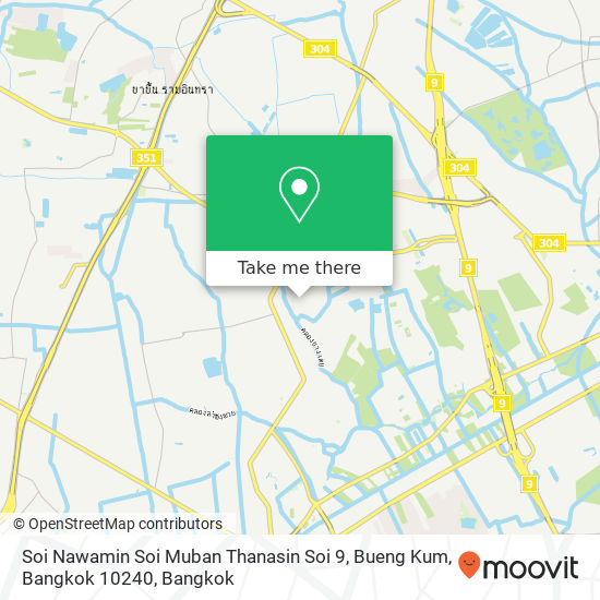 Soi Nawamin Soi Muban Thanasin Soi 9, Bueng Kum, Bangkok 10240 map